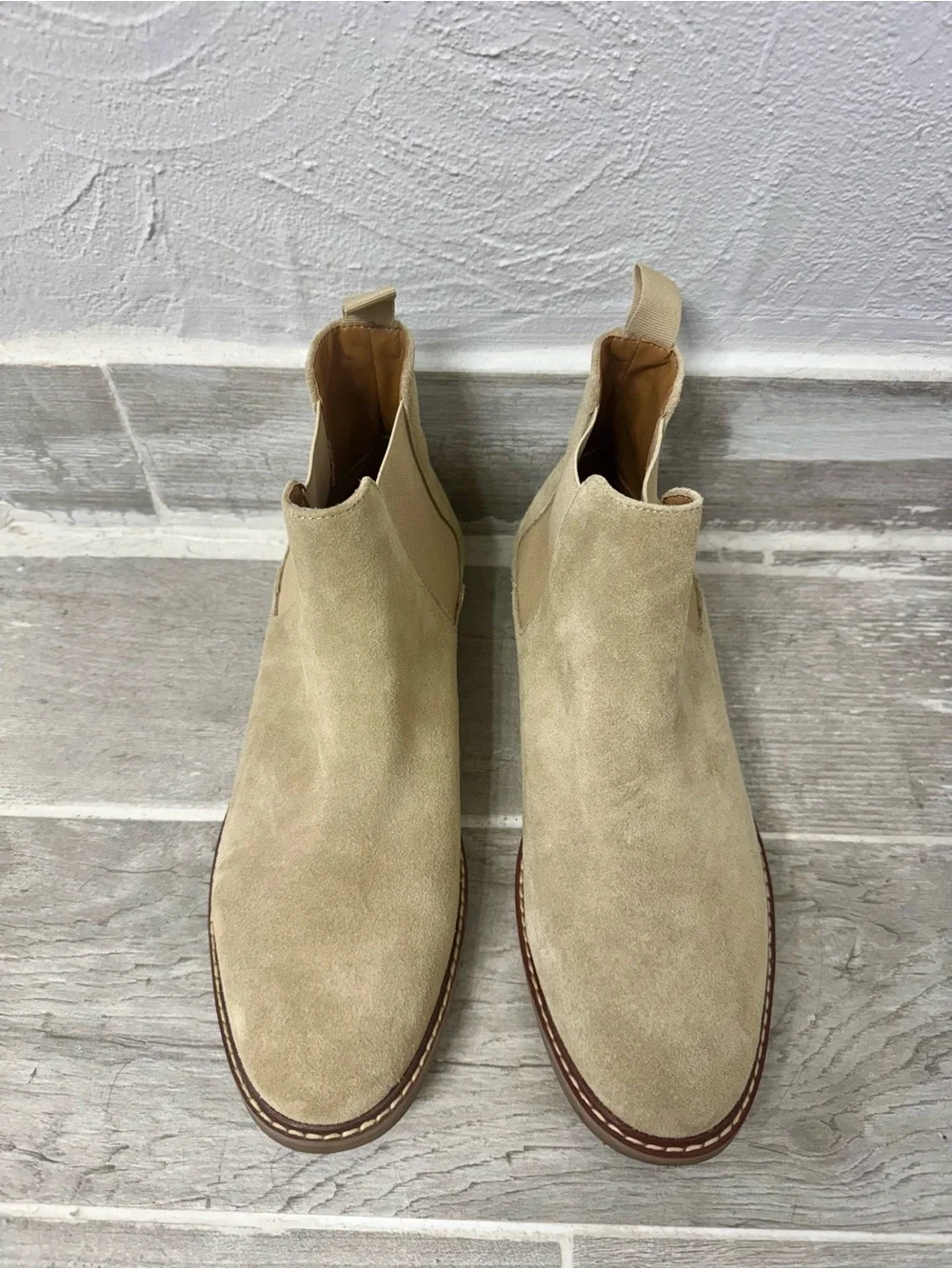 Steve Madden Highline Men’s Suede Chelsea Boots Tan Size 10